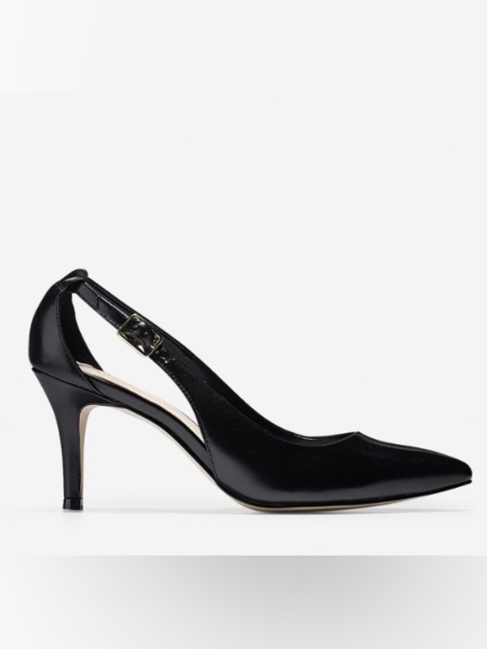 Cole Haan Black Lena II Slingback Heels